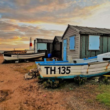 Tranquil Sunset at Portland Bill